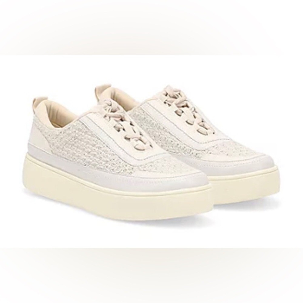Frye‎ and Co Women's 10 Taylor Sneaker Winter White Platform FO10142